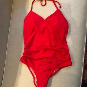 JCrew swimsuit in Belvedere red size Small